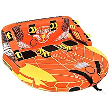 Boia Rebocável Aquática Leader Accessories para 3 Pessoas, Cor Laranja