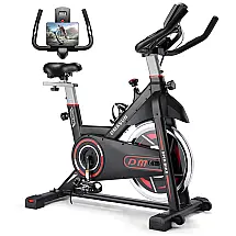 Bicicleta Ergométrica D com Tela Digital e Assento Ajustável, DMASUN D 03, Preto