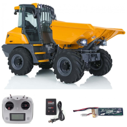 Caminhão Basculante TOUCAN RC HOBBY com Controle Remoto, Escala 1.14, Amarelo