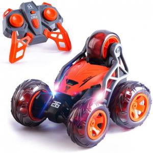 hhibobi Carrinho de Controle Remoto p, Adultos Off Road Até 15 KM, H, Recarregável, Laranja