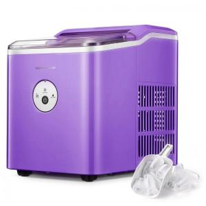 Máquina de Gelo até 13 kg em 24H Portátil com Colher e Cesta de Gelo, 110V 120W, NORTHCLAN, Prata