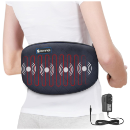 Bolsa Quente Elétrica Vibratória, COMFIER, Preto