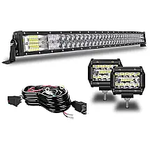 Farol de Milha LED Off Road TURBO SII 5D 240W Alumínio Fundido à Prova Dágua Poeira
