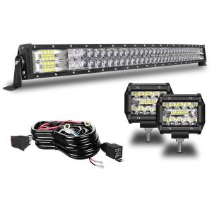 Farol de Milha LED Off Road TURBO SII 5D 240W Alumínio Fundido à Prova Dágua Poeira