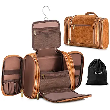 Necessaire Masculina Vintage de Couro