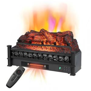 Lareira Elétrica Ecológica 26" 66cm com Controle Remoto, Temporizador de 8H, 5 Modos de Chama e Brilho, 110V 1500W, GOFLAME
