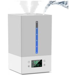 Umidificador Ultrassônico Portátil WOAEDMBY 6 Litros até 50H e Giratório em 360 , 110V, Preto