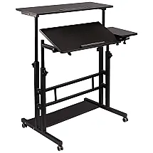 Hadulcet Mesa para Laptop Ajustável e Portátil, NA, Preto