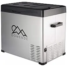 Domende Frigobar, Cooler Elétrico Automotivo Portátil 51L, com Display LCD, 62W, DONMENDE, Cinza