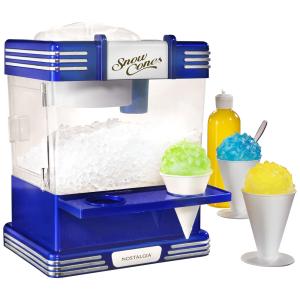 Máquina de Raspadinha Produz 20 Cones por Vez, Nostalgia, 110V, Azul