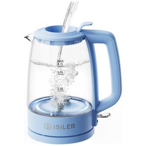 Chaleira Elétrica 1.7L, com Desligamento Automático, 1500W, Amarela, 110v, ISILER, Amarelo