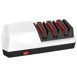 Afiador de Facas Elétrico Multifuncional, 3 Estágios, YOORLEAY, Branco