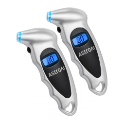 Medidor de Pressão Digital AstroAI 0150PSI Preciso em Incrementos de 0,1, 4 Unidades para Carros, Caminhões e Bicicletas com Tela LCD