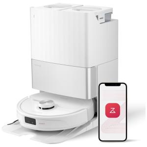 Robô Aspirador e Esfregão Roborock Qrevo Master, 10.000Pa, Braço Flexível, Lavagem e Secagem Automáticas, Reconhecimento de Obstáculos