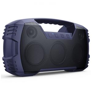 Caixa de Som Bluetooth Portatil a Prova d IPX7 com 32H de Reprodução e Microfone Embutido, HOUL ZALLEE E86, Azul Escuro