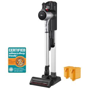 Aspirador de Pó Multifuncional sem Fio com Acessórios, Painel LED e Sucção Potente, 110V, LG A925KSM, Prata