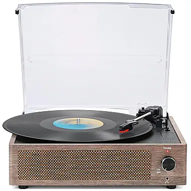 Toca-discos de Vinil Vintage com