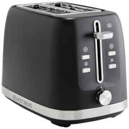 Torradeira West Bend 2 Fatias Preta Fendas Largas 7 Níveis de Tostagem 750W 110V