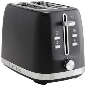Torradeira West Bend 2 Fatias Preta Fendas Largas 7 Níveis de Tostagem 750W 110V