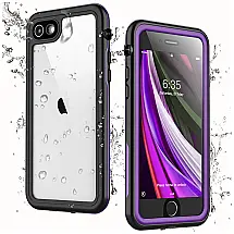 Capa Celular Prova Dágua IP68 iPhone SE 2020, 7, 8, Roxo