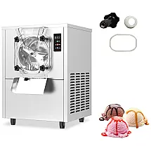 Máquina de Sorvete Hard Serve Comercial XPW Prata Cilindro 4,5L Alta Produção 1400W 110V Modelo BQL-112Y-NEW