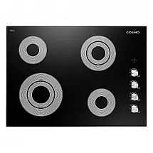 Cooktop Elétrico Vitrocerâmico COSMO COS-304ECC Preto 4 Zonas Dual Zone SCHOTT CERAN 76cm, 240V