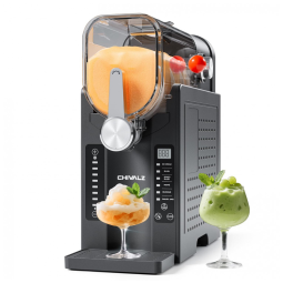Máquina de Raspadinha CHIVALZ para Casa, com 6 Programas Pré-definidos para Margaritas, Frappés, Milk Shake e Mais, Display de LED