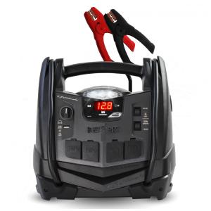 Bateria de Carro Auxiliar Schumacher 1200 Peak Amp Jump Starter Compressor de Ar