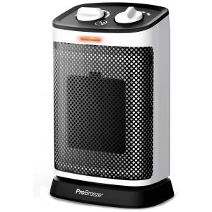 Aquecedor Elétrico com 6 Modos de Operação e Termostato Ajtável, 1500W, 110v, PRO BREEZE PB H10W US, Branco