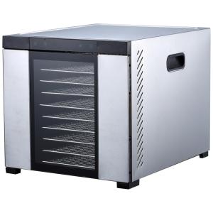 Desidratador de Alimentos 10Tray 1000 W, SAMSON BRANDS SB1010SS, Prateado