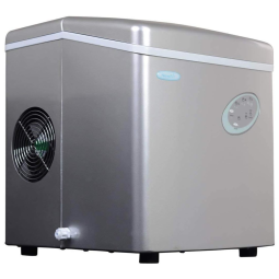 Máquina de Gelo Automática Portátil Produz até 12kg, 24H, Cor, 110v, NEWAIR AI 100S, Cinza