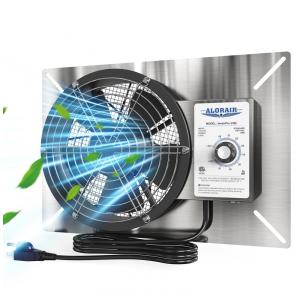 Ventilador Em Aço Inoxidável Para Rastreamento De Ar Com Saída De 15 M³/min, 115v, Alorair, Prata
