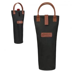 Bolsa Térmica para 1 Garrafa de Vinho OPUX, Ideal para Picnic, Praia e Presentes - Portátil e Resistente, Perfeita para Amantes de Vinho -