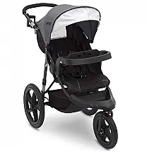 Carrinho de Corrida Jeep Classic Cinza Sistema de Viagem com Suspensão e Compatibilidade com Cadeirinha