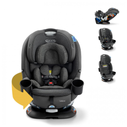 Assento de Carro Versátil Turn2Me 3 em 1, Manchester - Graco, com Ajuste de Altura e Cinto, Fácil de Instalar e Resistente em Aço