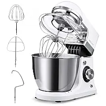 Batedeira Elétrica 4L 8 Velocidades 500W, Branca, 110v, MOSAIC HM 31, Branco
