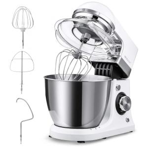 Batedeira Elétrica 4L 8 Velocidades 500W, Branca, 110v, MOSAIC HM 31, Branco