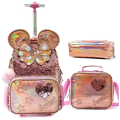 Mochila Escolar Infantil 40cm IvyH