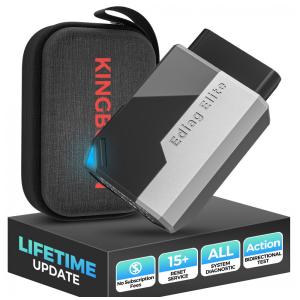 KINGBOLEN Ediag Elite: Scanner OBD2 Bluetooth, 15 Rese ts Rápidos, Controle Bidirecional e Protocolo CANFD p/ iOS e Android