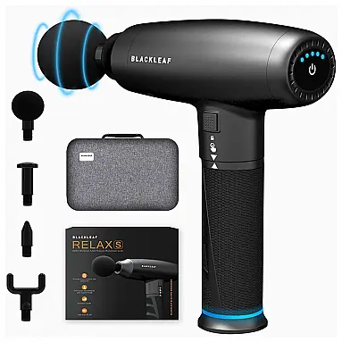 BLACKLEAF Massageador Pistola Elétrico Profissional