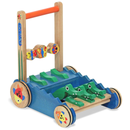 Andador de Madeira para Bebês com Atividades Envolventes para Bebês Maiores de 1 Ano, Melissa & Doug