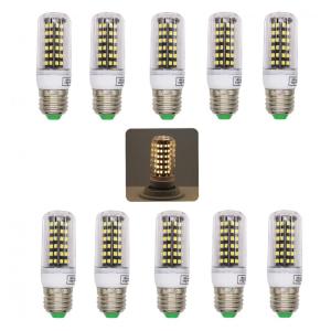 Lâmpada LED Milho Fengyan E27 7W 84LED 2835 Luz Quente 3000K Kit 10 Unidades para Iluminação Residencial Econômica e Durável,GSYFDZSWZX