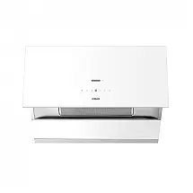 Coifa de embutir 91cm Robam branca aço inox 304 vidro motor BLDC 1400 CFM controle por gestos 9 velocidades 110V