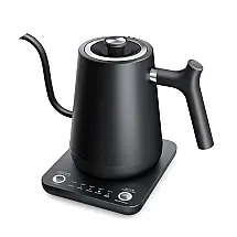 Chaleira Elétrica 0,8 L com 5 Níveis de Temperatura, 110V 1000W, SHEWE, Preta