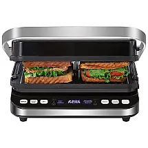Churrasqueira Elétrica Grill com Controle de Temperatura, 110V, SHUAN, Preta