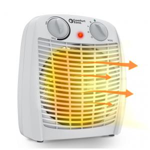 Aquecedor de Ambiente Comfort Zone com Termostato, Proteção Contra Superaquecimento, Compacto e Eficiente para Casa e Escritório