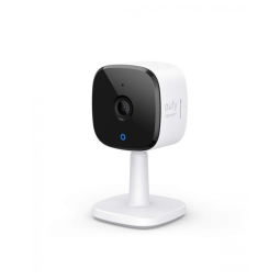 C24 Câmera de Segurança Interna 2K IP Wi Fi com Visão Noturna e Controle de Voz, EUFY SECURITY T84001W1, Branco
