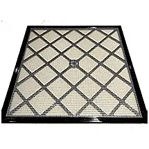 Telas de Malha Polyscreen Excalibur Preta 36x36 cm para Desidratadores Kit com 9 Peças Modelo P43