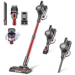 Aspirador de Pó sem Fio 4 em 1 com Bateria Recarregável 2200mAh, 30 Min Autonomia, 110V Roxo