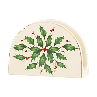 Porta Guardanapo em Porcelana, Natalino,